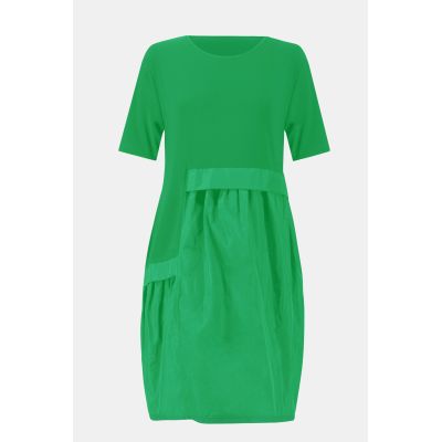 Sukienka Joseph Ribkoff z łączonych materiałów w kolorze islands green