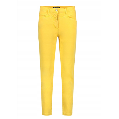 Bawełniane żółte spodnie Betty Barclay