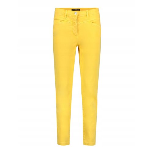 Bawełniane żółte spodnie Betty Barclay