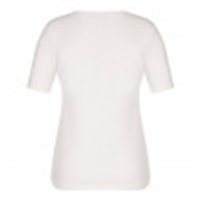Biała bluzka z nadrukiem Le Comte