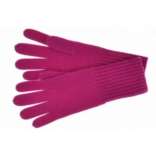 Kaszmirowe rękawiczki w kolorze amarantowym Seeberger