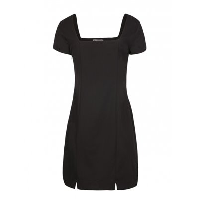 Czarna sukienka FUEGO WOMAN z aplikacją