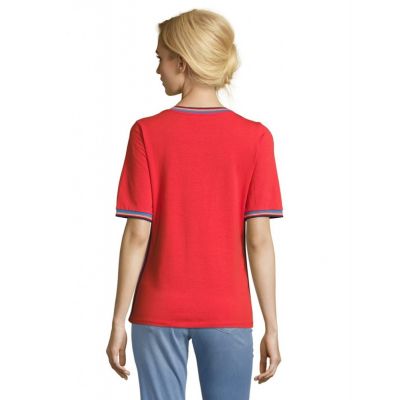 Czerwona jednolita bluzka Betty Barclay