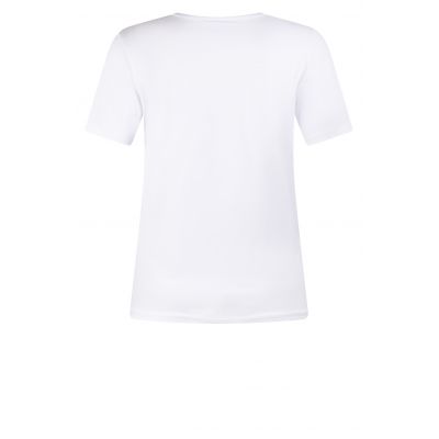 Biała bluzka z aplikacją ZOSO