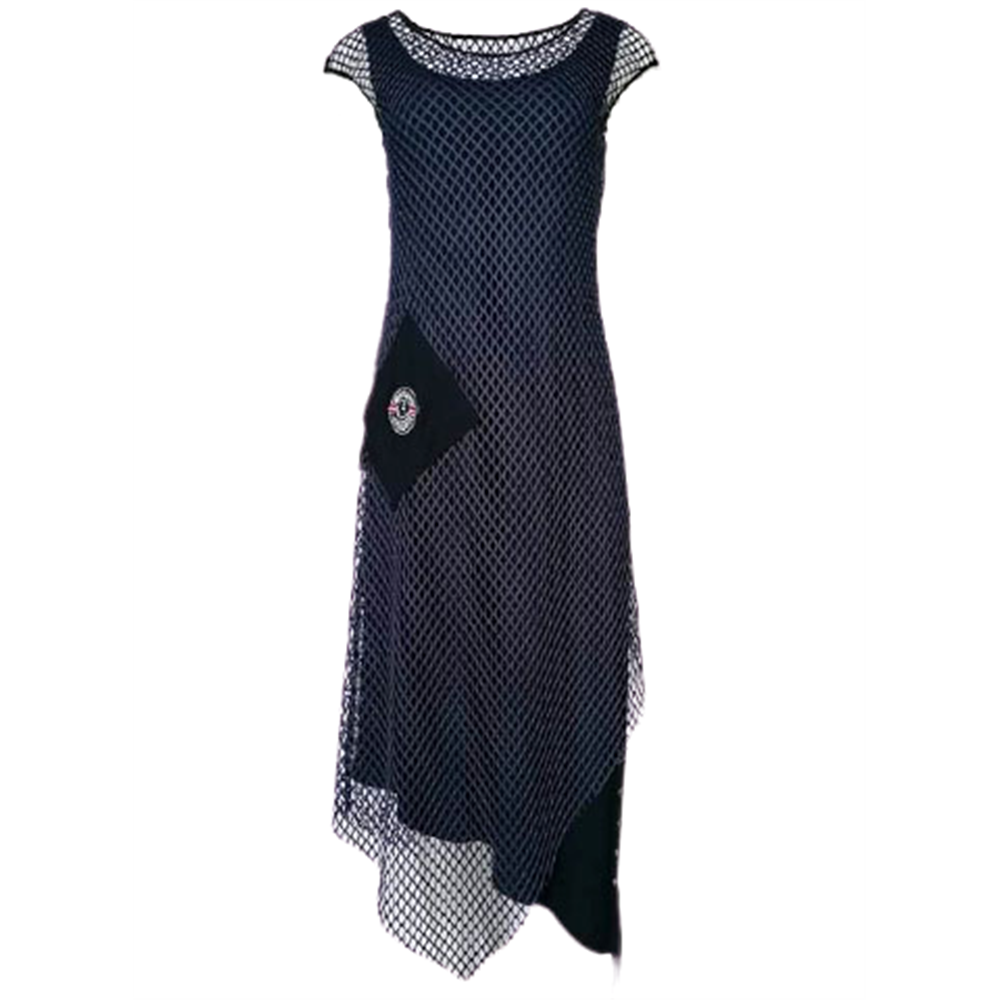Granatowa asymetryczna sukienka POLA MONDI