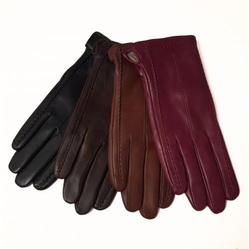 Skórzane rękawiczki Rino & Pelle z lamówką ( 4 kolory do wyboru)