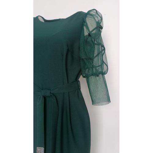 Sukienka Pola Mondi by Merla w kolorze morskiej zieleni