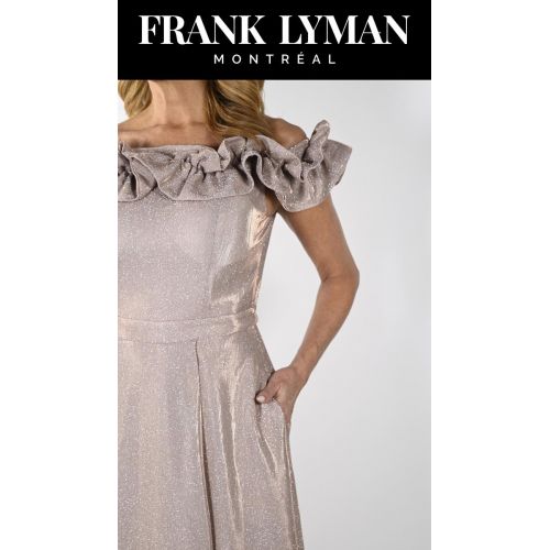 Wizytowa błyszcząca suknia Frank Lyman