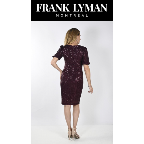 Cekinowa wizytowa sukienka Frank Lyman